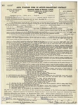 Two 1963 Contracts Signed by Moe Howard Regarding Three Stooges Performances -- One Measures 8.5'' x 12'', the Other 8.5'' x 14'' -- Very Good Condition